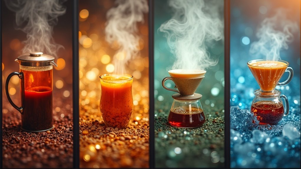 brewing methods comparison charts