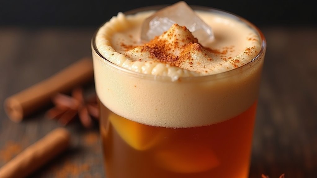 chai infused cold foam drink