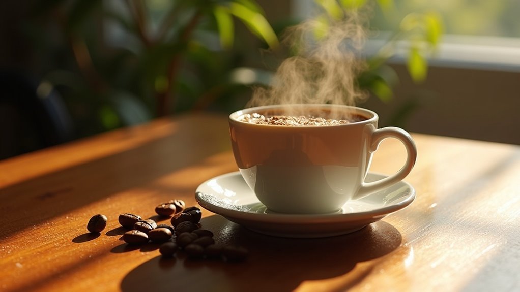 coffee and water retention