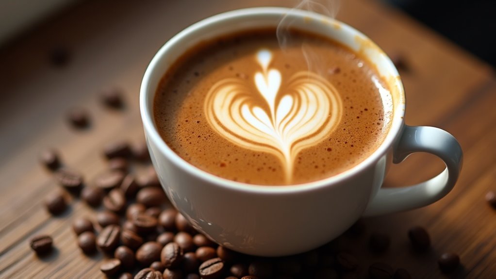 coffee blended with evaporated milk