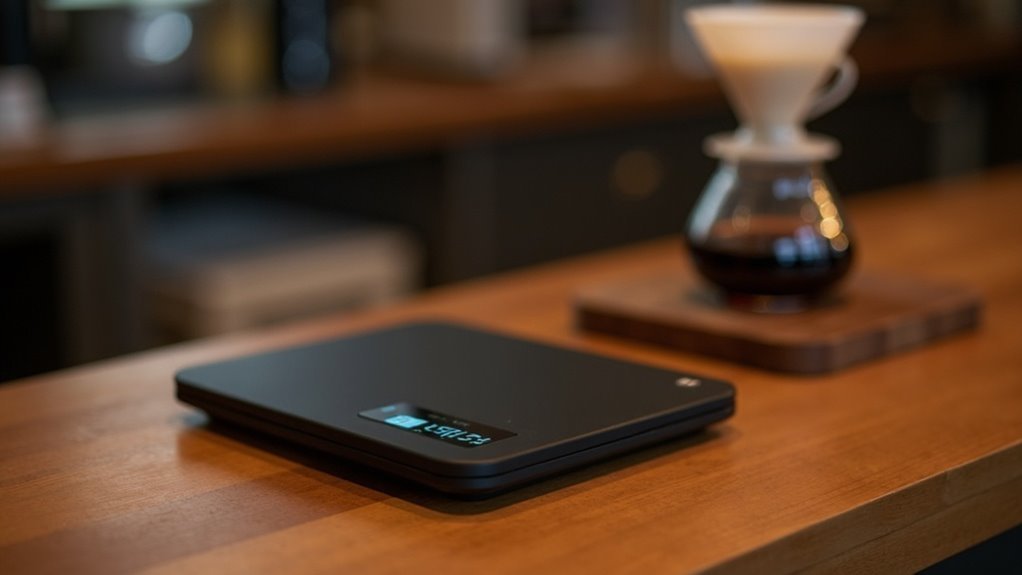 coffee brewing precision scale