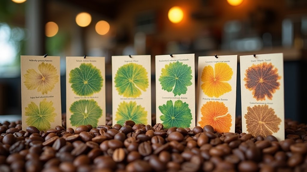 coffee defect identification charts