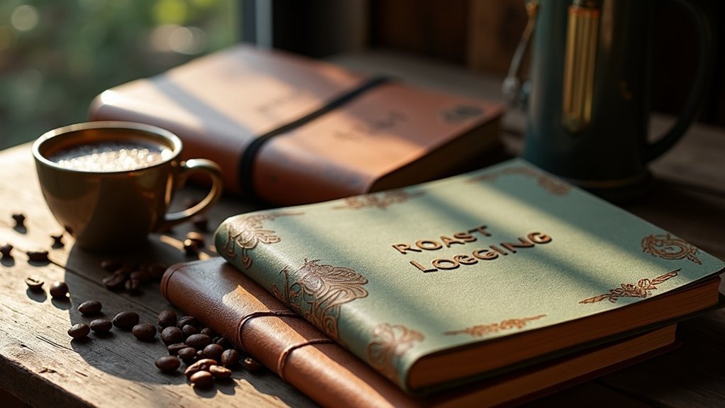 coffee journey logging notebooks