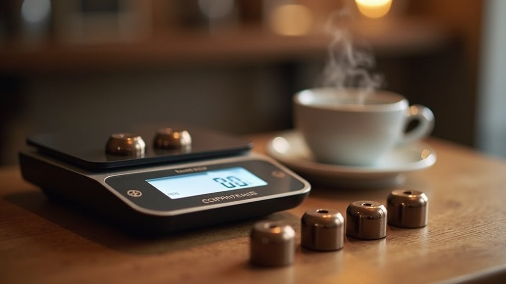 coffee scale calibration weights