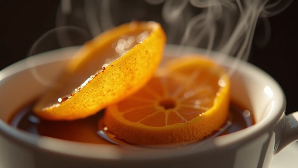 coffee with orange zest