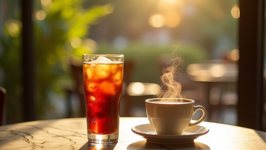 cold brew versus hot coffee