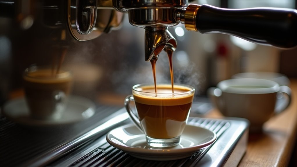 controlled espresso flow valve