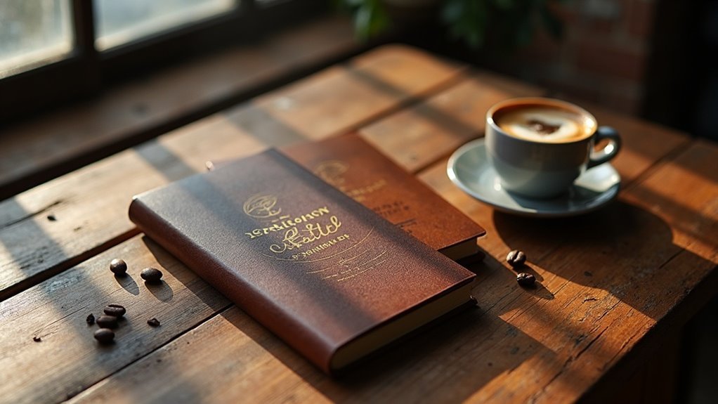 espresso shot recording notebooks