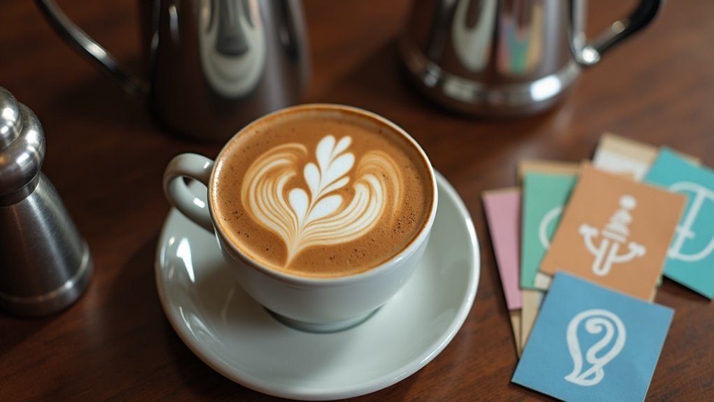 latte art pouring techniques