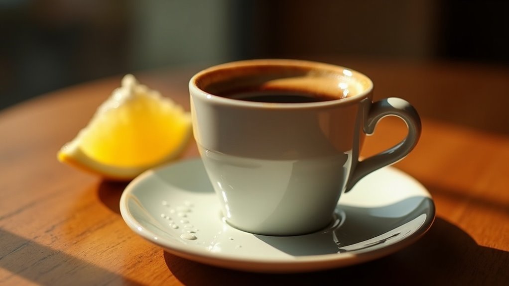 lemon flavor in espresso