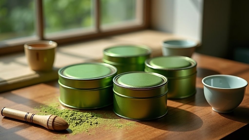 matcha tins for coffee