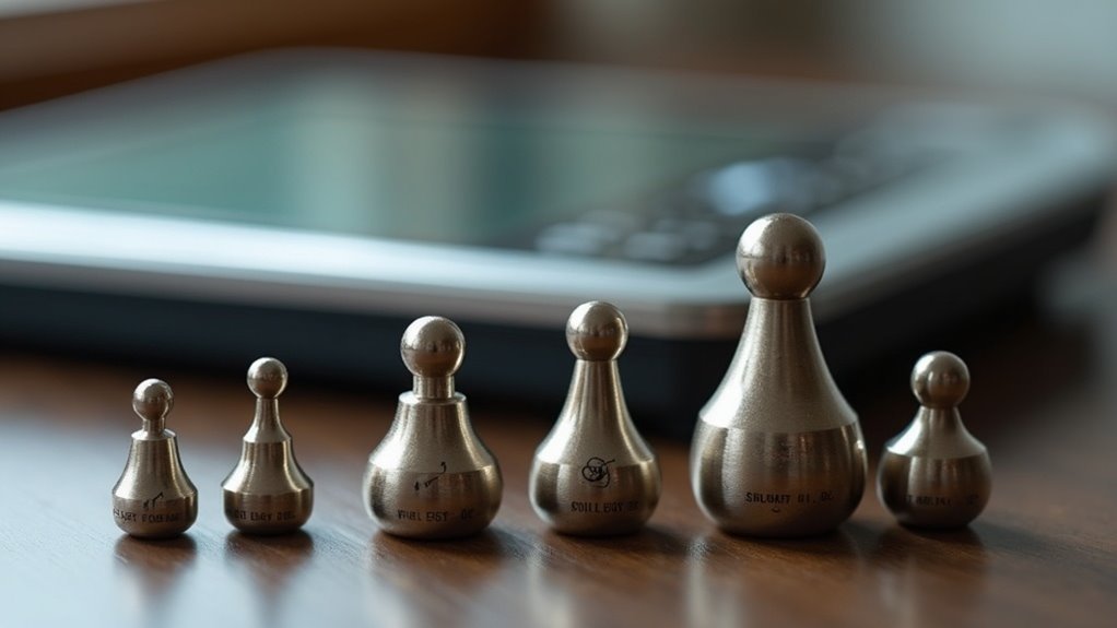 mini scale calibration weights