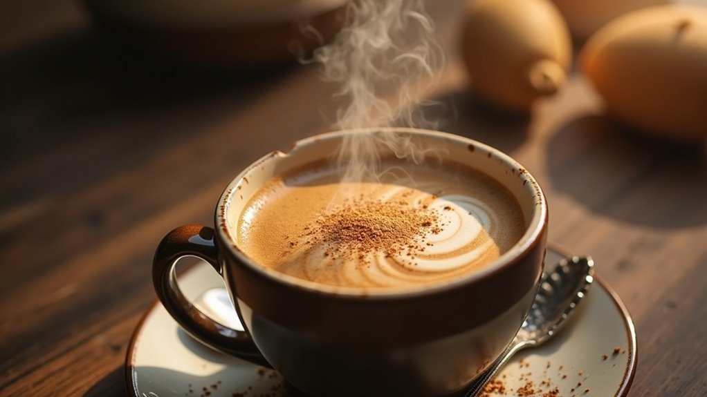 nutmeg enhances coffee flavor
