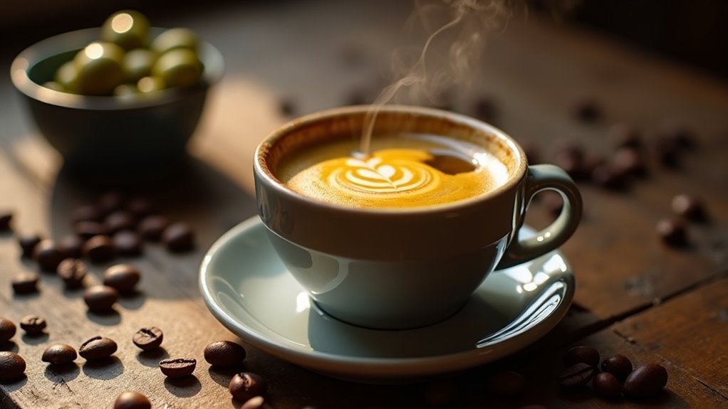 olive oil infused coffee