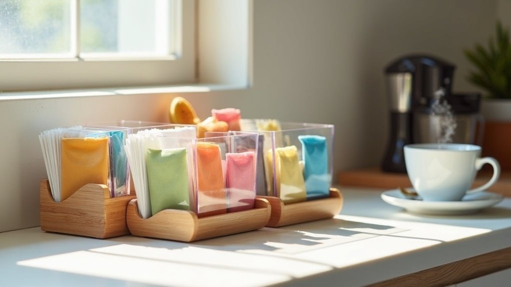 sugar packet organization solutions