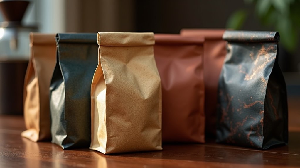 tin tie coffee bags